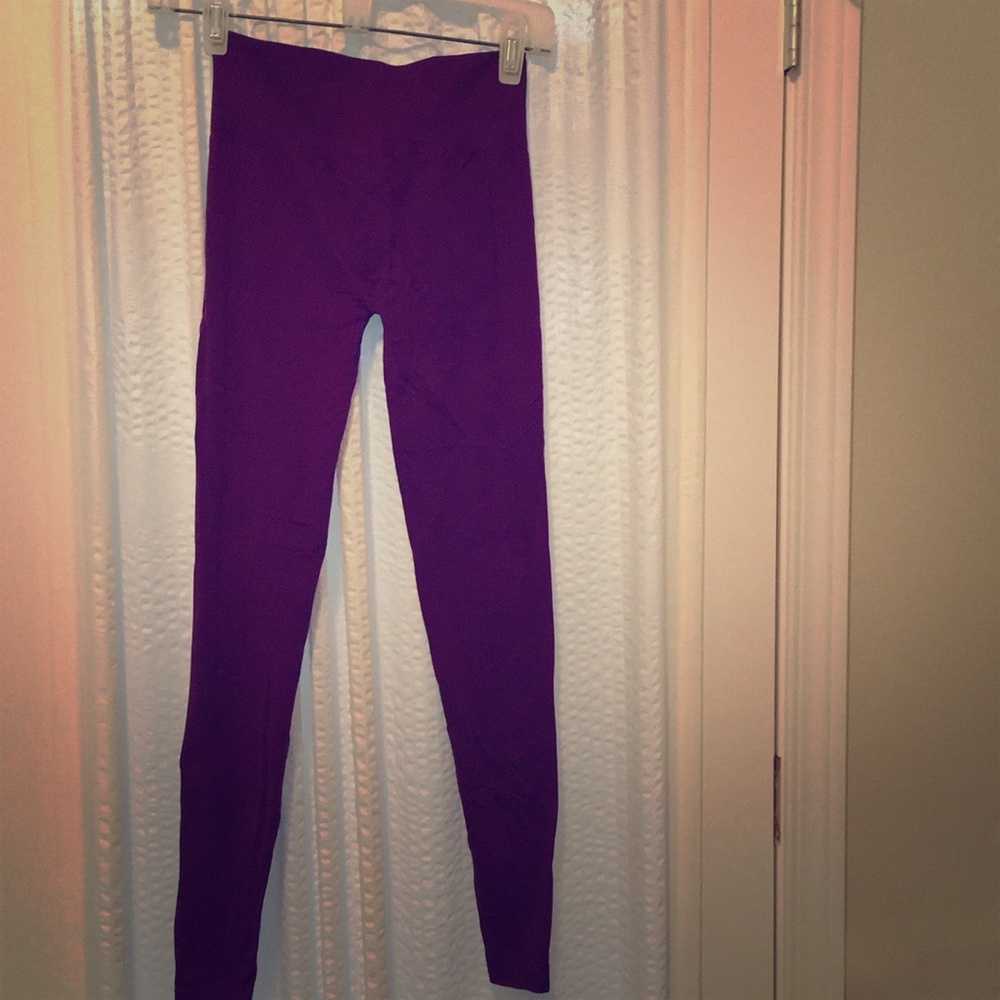 Purple leggings
